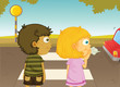 Crossing the street