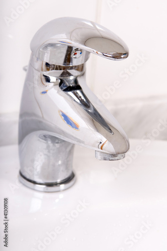 Photo: tap over the sink tap over the sink