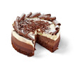 cream chocolate cake sweet food