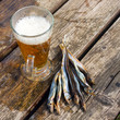 Beer and dried fishes