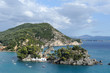 Aerial view of Parga, Greece