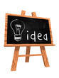 idea on blackboard