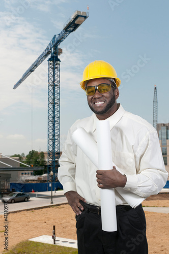 Photo: Black Man Construction Worker Black Man Construction Worker