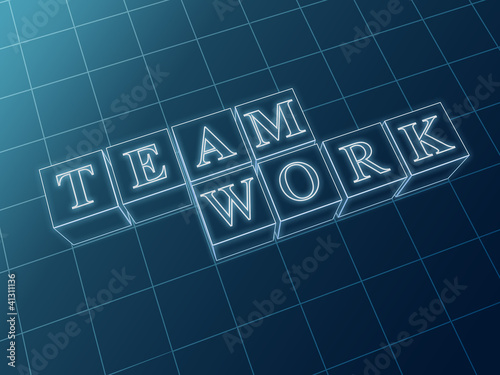 Photo: teamwork cubes teamwork cubes