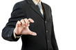 Business man holding Business man holding