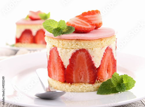 Photo: Strawberry shortcake Strawberry shortcake
