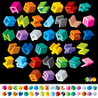 Multicolored 3D Letters Multicolored 3D Letters