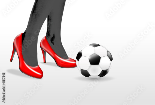 Illustration: Frauenfussball Frauenfussball