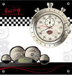 Abstract racing background