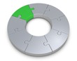 Ring Puzzle grün