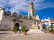 The Square of San Francisco and its church in Old  Havana