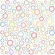 glossy abstract sphere bubble pattern in multiple color on white glossy abstract sphere bubble pattern in multiple color on white