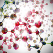 molecular structure, abstract background