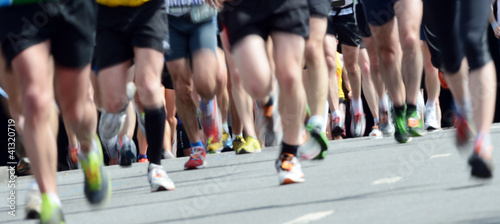 Photo: Marathon Runners Marathon Runners