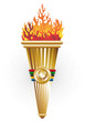 Vector: Sports antorcha of triumph Sports antorcha of triumph