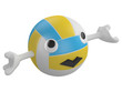 Cartoon volley ball