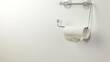 Taking Sheets Of Toilet Paper