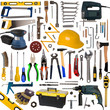 Tools isolated on white