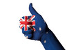 australia national flag thumb up gesture for excellence and achi australia national flag thumb up gesture for excellence and achi