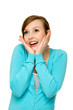 Surprised young woman Surprised young woman