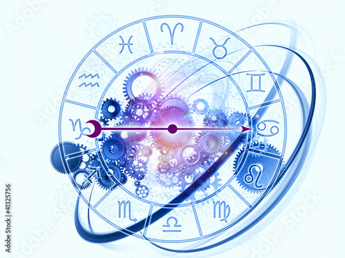 Illustration: Zodiac abstraction Zodiac abstraction