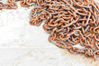 Foto: Old metal chain Old metal chain