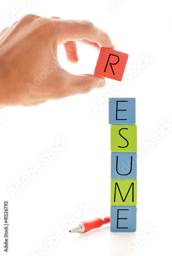 Photo: Putting Together a Solid Resume Putting Together a Solid Resume