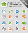 Stickers -  Shopping icons