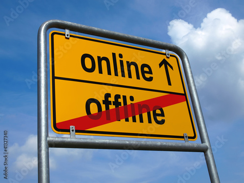Photo: online-offline online-offline