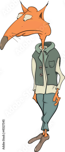 Vector: Fox. Cartoon Fox. Cartoon