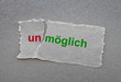 nichts ist unmöglich!