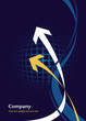 Striking technology design with copy space.