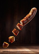 Fliegende Currywurst