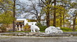 Jardin du Zoo avec statues d'ours. Berlin. Allemagne. Jardin du Zoo avec statues d'ours. Berlin. Allemagne.
