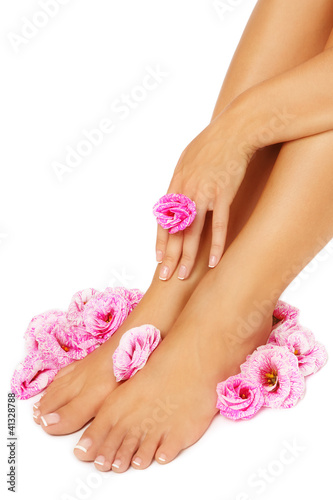 Photo: French pedicure French pedicure