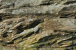 A view of sedimentary rock