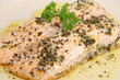Salmon Baked with Herbs