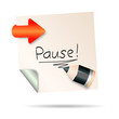 post it - pause post it - pause