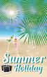 Vektor: Summer holiday card Summer holiday card