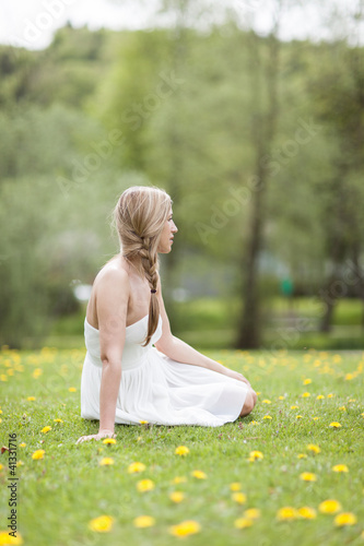 Foto: Sitzen im Park Sitzen im Park