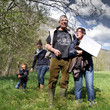 Famille en ballade
