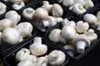 Foto: Baskets of White Mushrooms at a Market Baskets of White Mushrooms at a Market