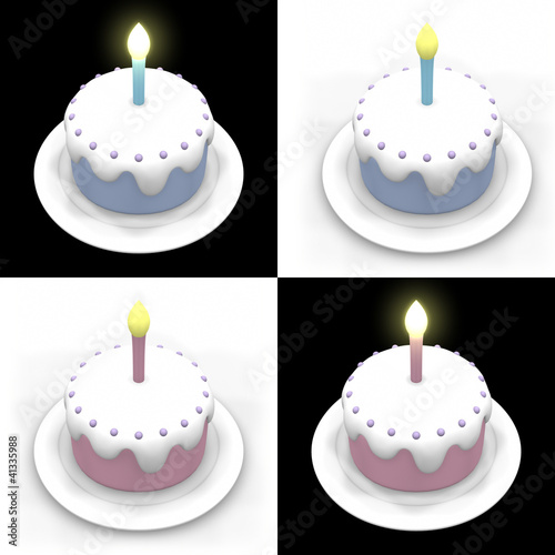 Illustration: Birthday Cakes Birthday Cakes