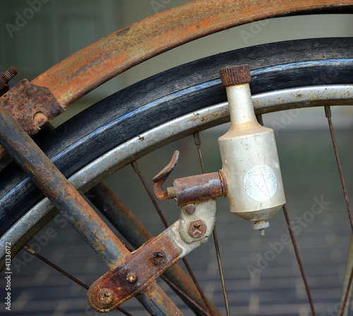 Photo: old bike dynamo old bike dynamo