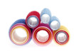 Foto: Hair rollers on white Hair rollers on white