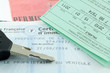 permis, assurance, carte grise, clé de voiture permis, assurance, carte grise, clé de voiture