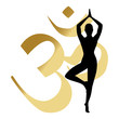abstract yoga background