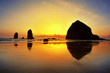 Colorful Cannon Beach Sunset