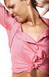 woman  smell sweat