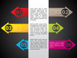 Color arrow labels with numbers Color arrow labels with numbers